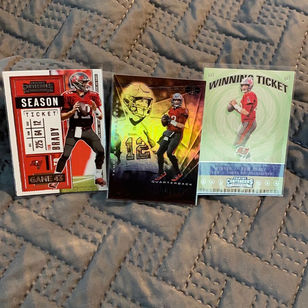 Tom Brady card lot first year bucs